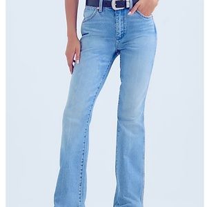 🔥NWT🔥Wrangler WESTWARD 626 High Rise Bootcut Jeans Sz:24 Inseam:32 Light blue